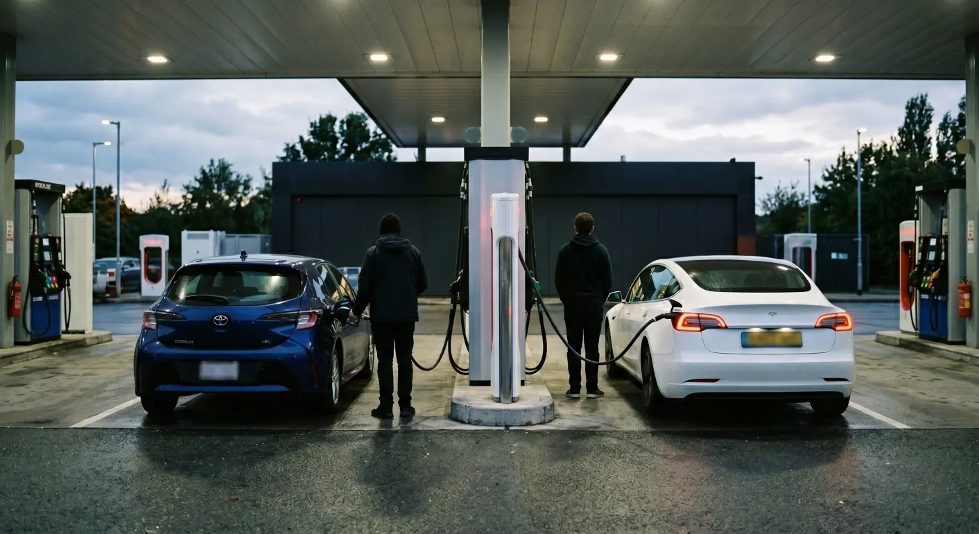 Tesla vs Corolla