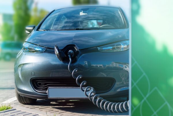 EV plugged in