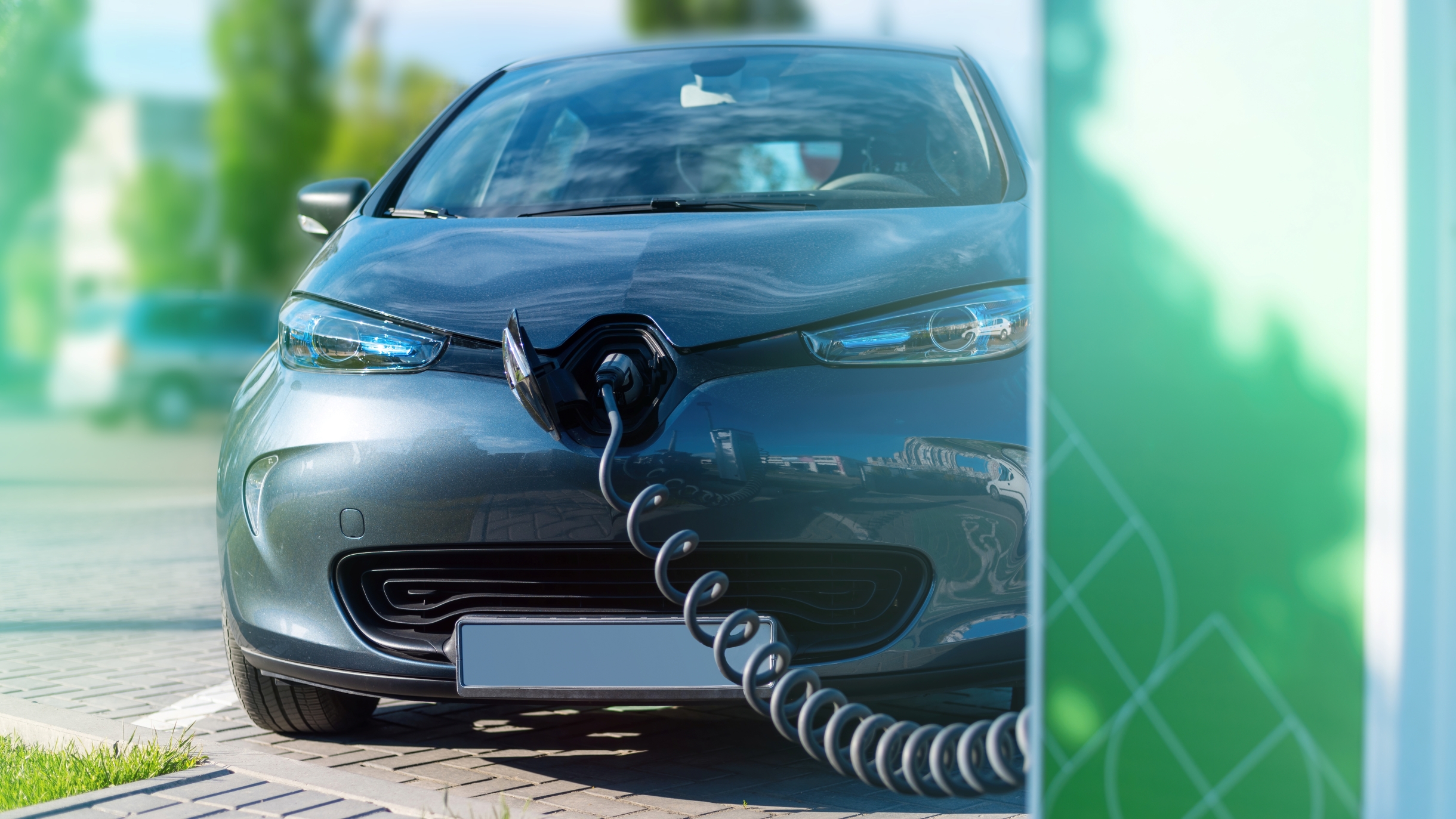 EV plugged in