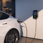 Dahua D-Volt Air charging an electric car