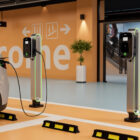 Dahua D-Volt Pro charging an electric car